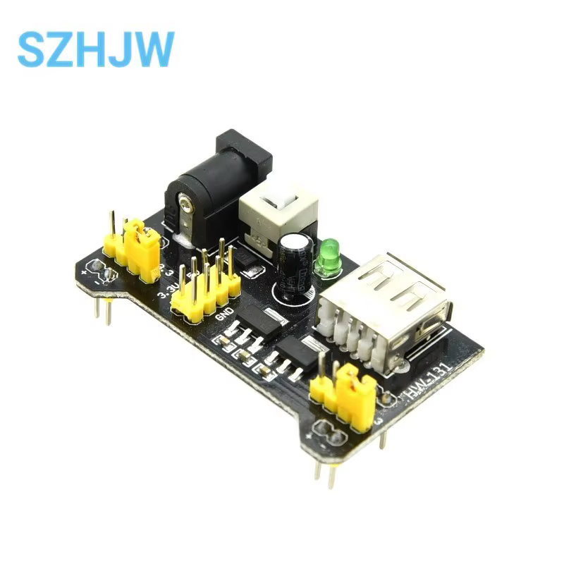 Module d'alimentation de planche à pain MB102 3.3V/5V, MB-102 830 points, Prototype de planche à pain pour kit arduino + 65 fils de cavalier, vente en gros