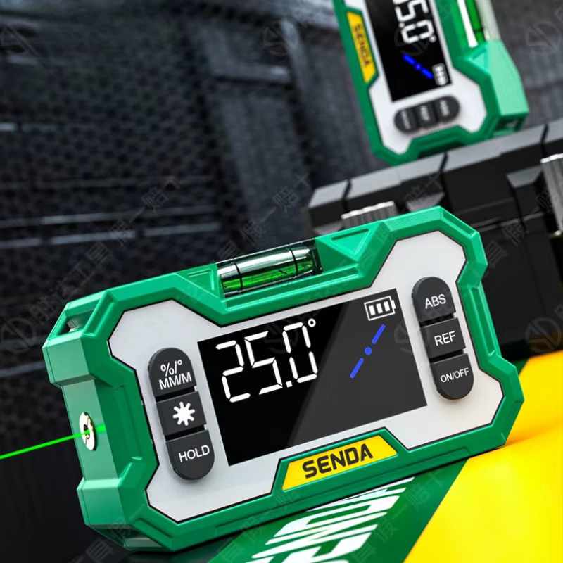 Inclinomètre numérique électronique laser domestique 360 ° Jauge d'angle