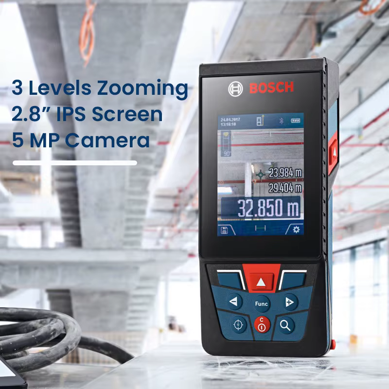 Télémètre laser Bosch portable à faisceau vert GLM 4000 GLM30 GLM50 GLM100 GLM150C avec Bluetooth