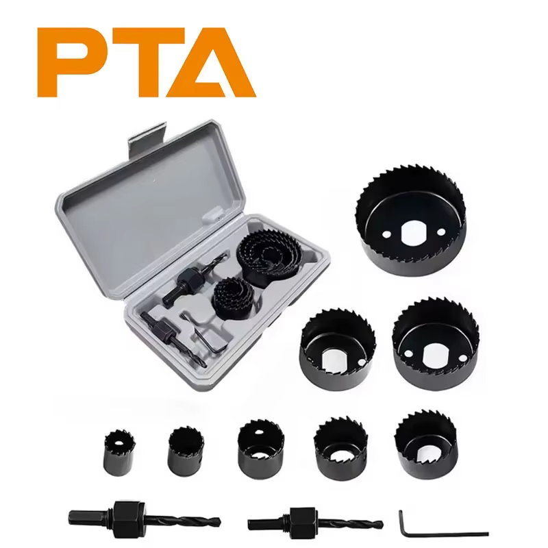 Kit de 11 scies cloches en acier au carbone durable pour perceuse électrique