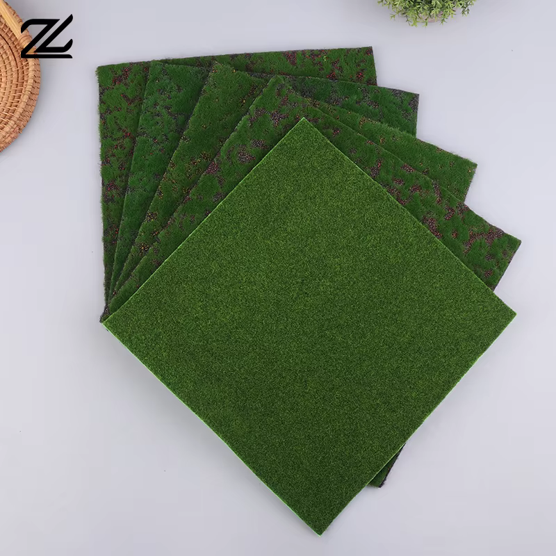 30*30CM tapis d'herbe vert gazon artificiel tapis de gazon faux Sod Simulation mousse pelouse bricolage Micro paysage décoration de la maison