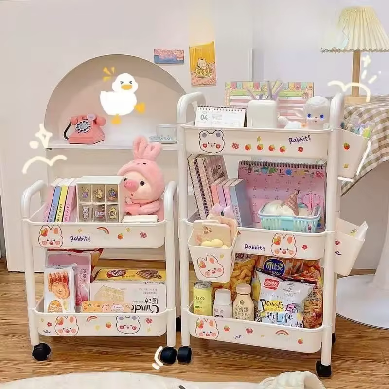 Chariot de rangement roulant polyvalent