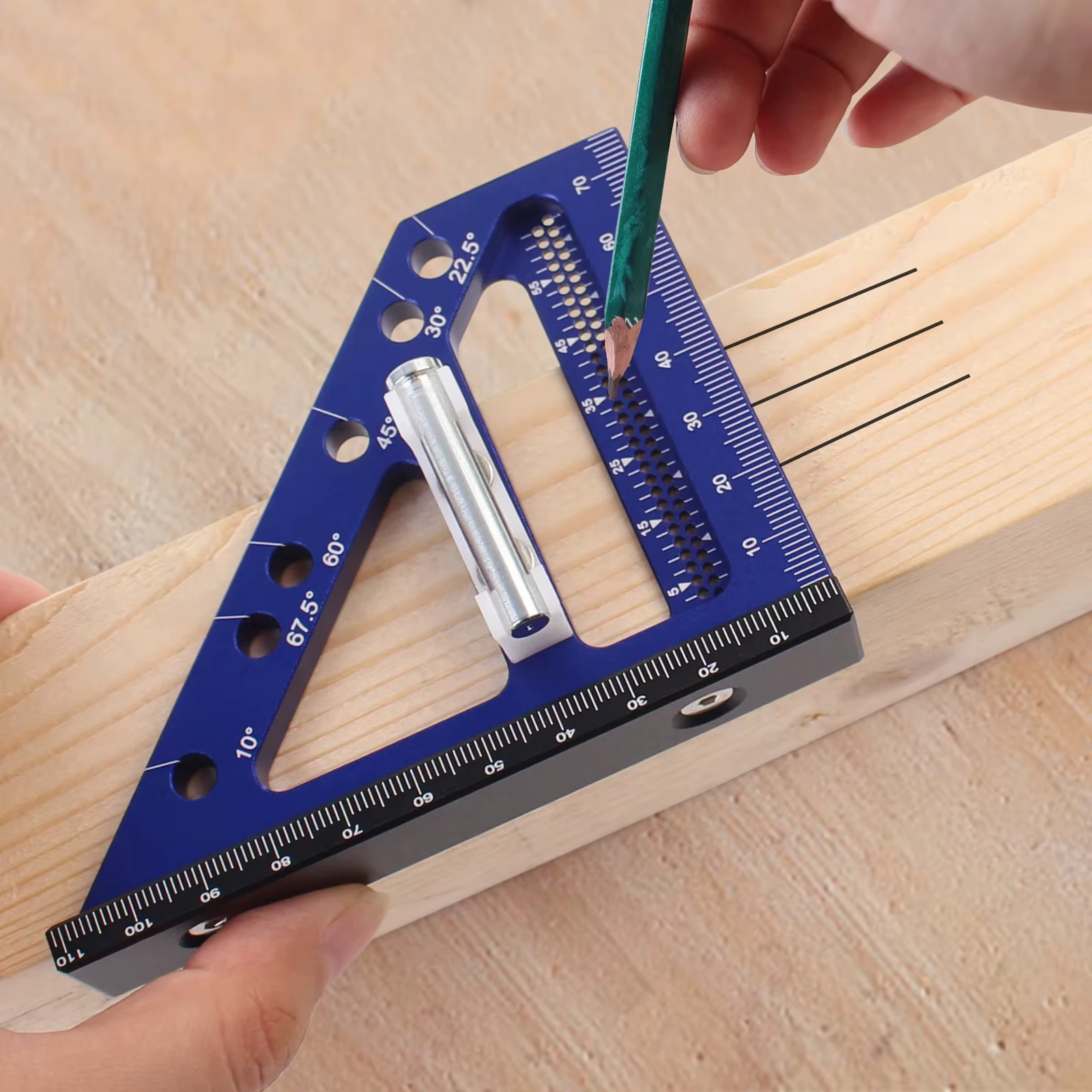 Règle de mesure multi-angle 3D