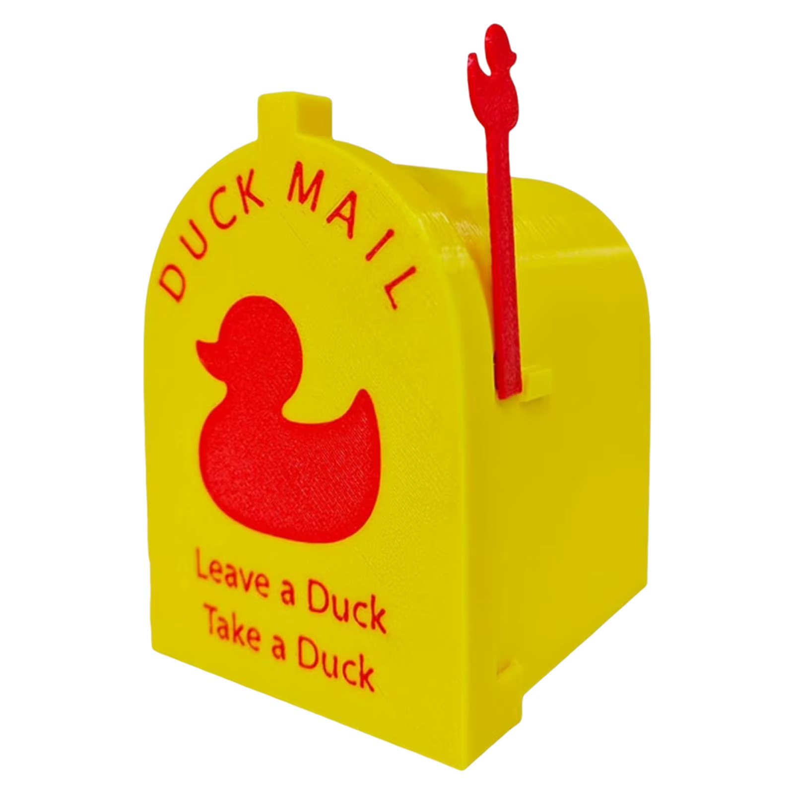 Mini boîte aux lettres canard magnétique en plastique
