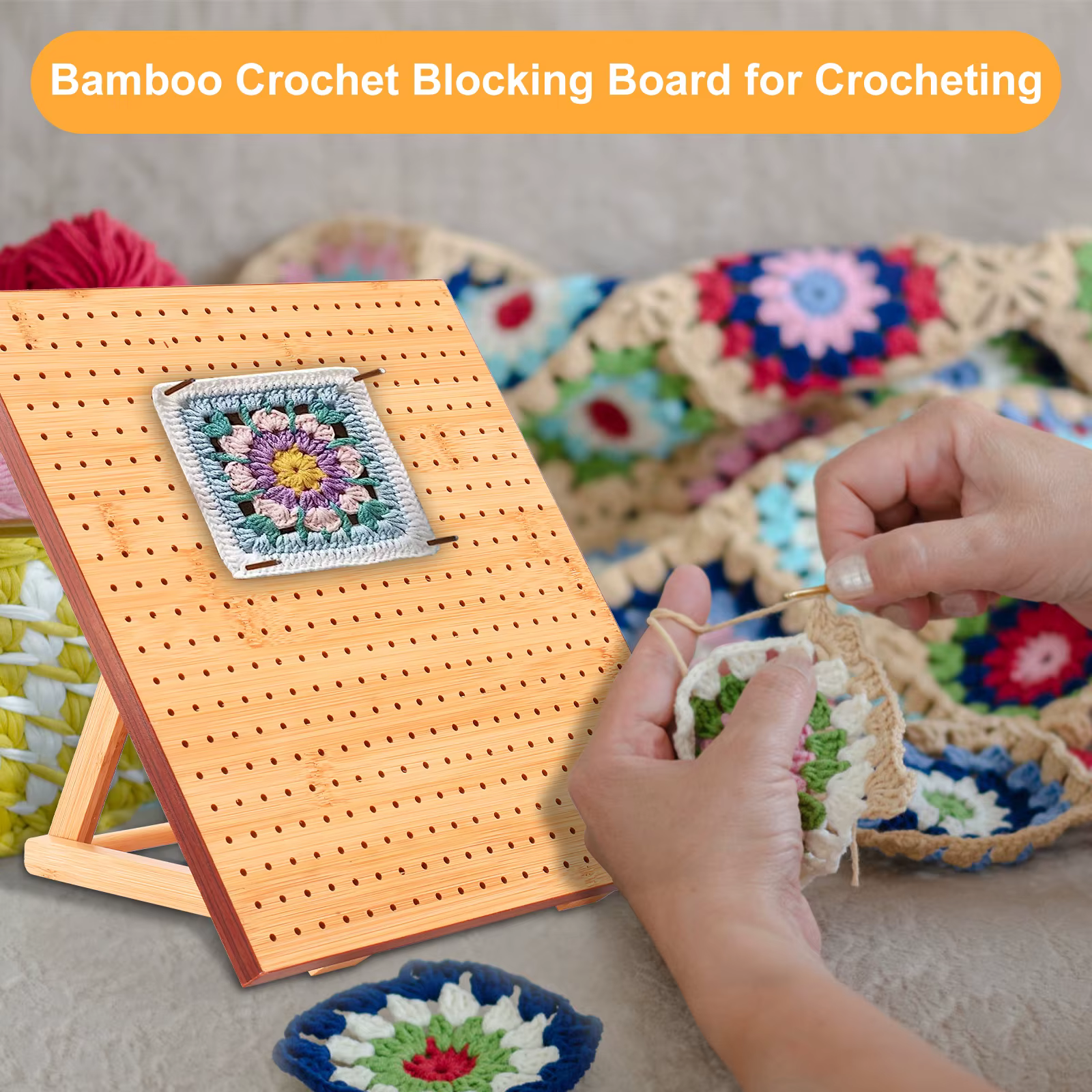 Planche de blocage au crochet pour ogo Granny