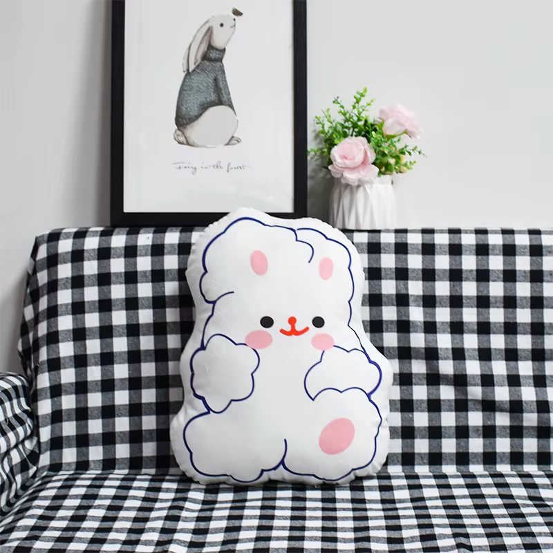 Taie d'oreiller en peluche de forme irrégulière Anime personnalisée, housses de taies d'oreiller, pas de MOQ, pas cher, vente en gros