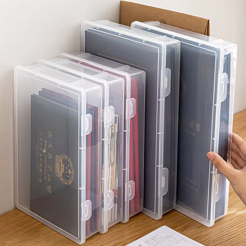Boîte de rangement en plastique pour fournitures