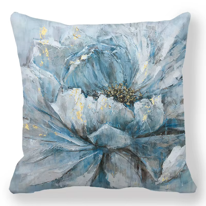 Housse de coussin imprimée en Polyester