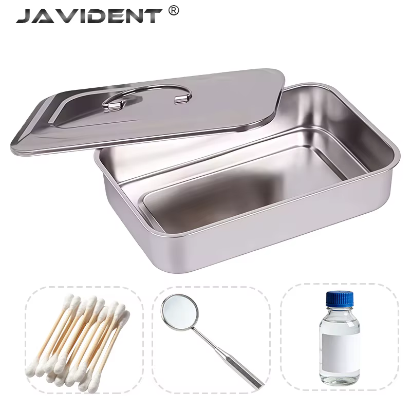 1 pièce, Boîte de désinfection haute température en acier inoxydable 304 avec couvercle