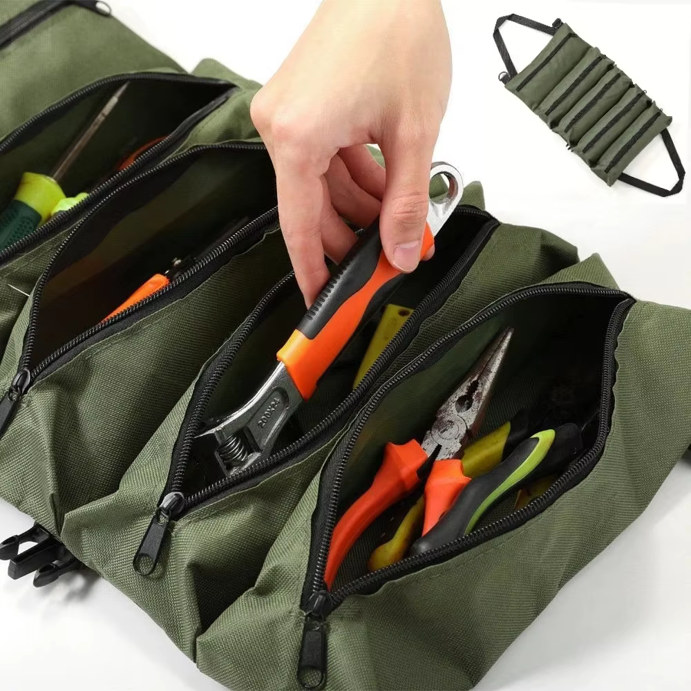 Rouleau à outils, sac à outils multi-usage enroulable