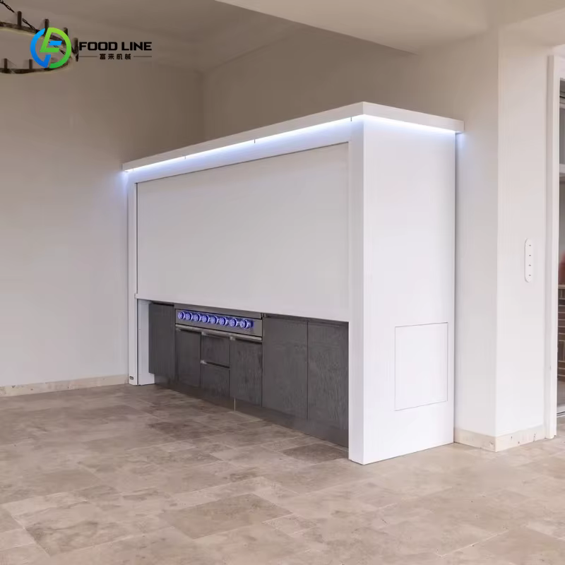 Abri de barbecue extérieur coupe-vent personnalisé