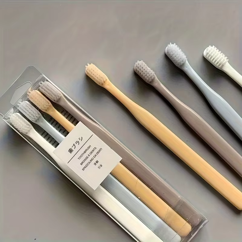 Brosse à dents japonaise Macaron 4 pièces/boîte