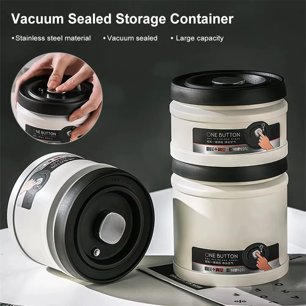 Réservoir scellé sous vide pour grains de café