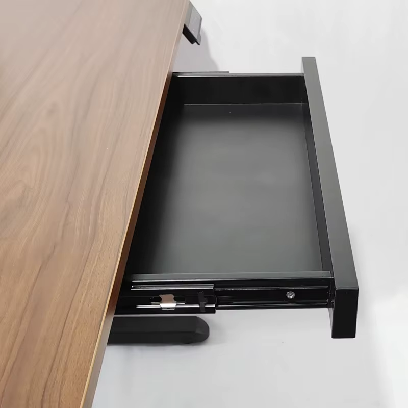 ‌ Tiroir sous bureau 48 cm en ABS, organisateur multifonctionnel, plateau de rangement coulissant pour table d'ordinateur, silencieux pour la maison
