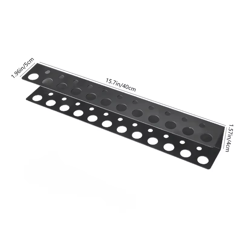 Support mural robuste pour 23 tournevis – Organisateur d'outils à main pour garage et atelier – Accessoire de rangement