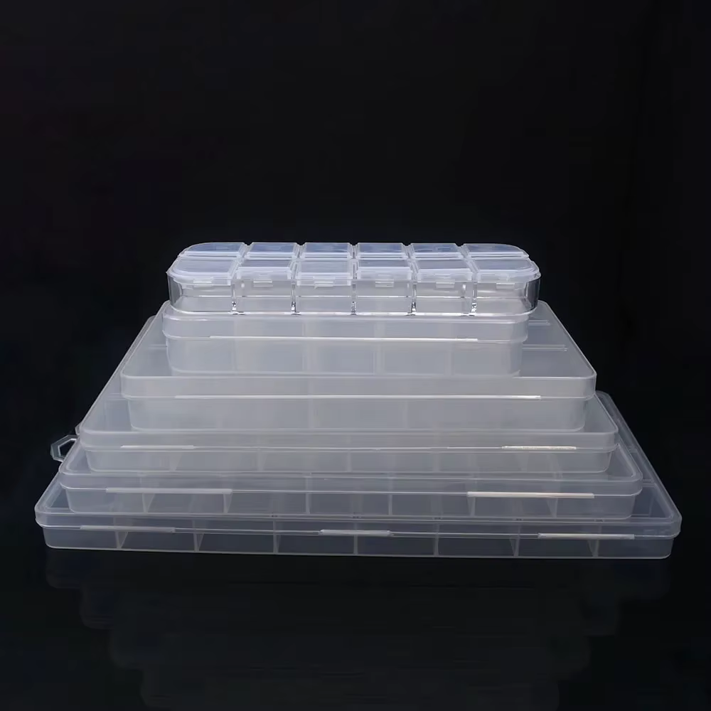 Boîte de rangement en plastique 6-32 compartiments