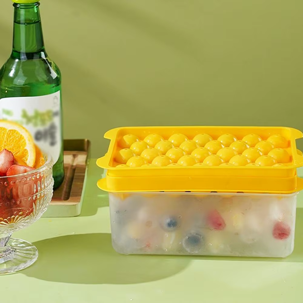 Bac à glaçons avec couvercle et boîte de rangement
