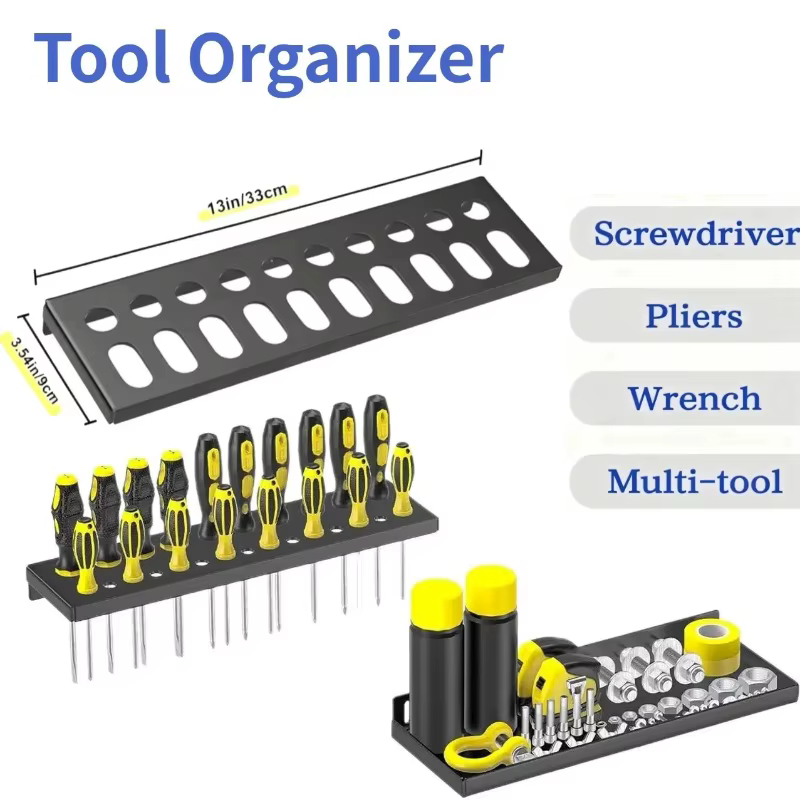 Support mural en acier pour outils