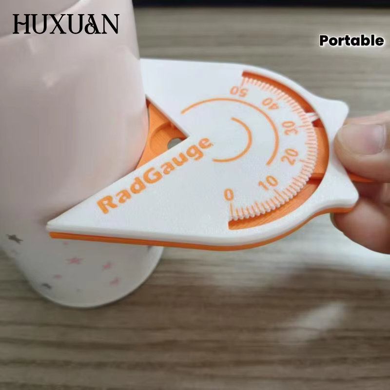 Outil de mesure de rayon portable avec échelle