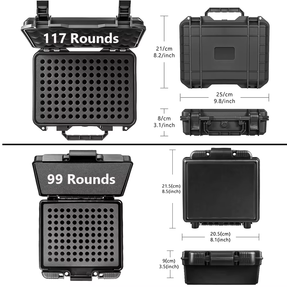 7.62x39 5.56mm 223 boîte à munitions boîtier de balle 117/99 tours support
