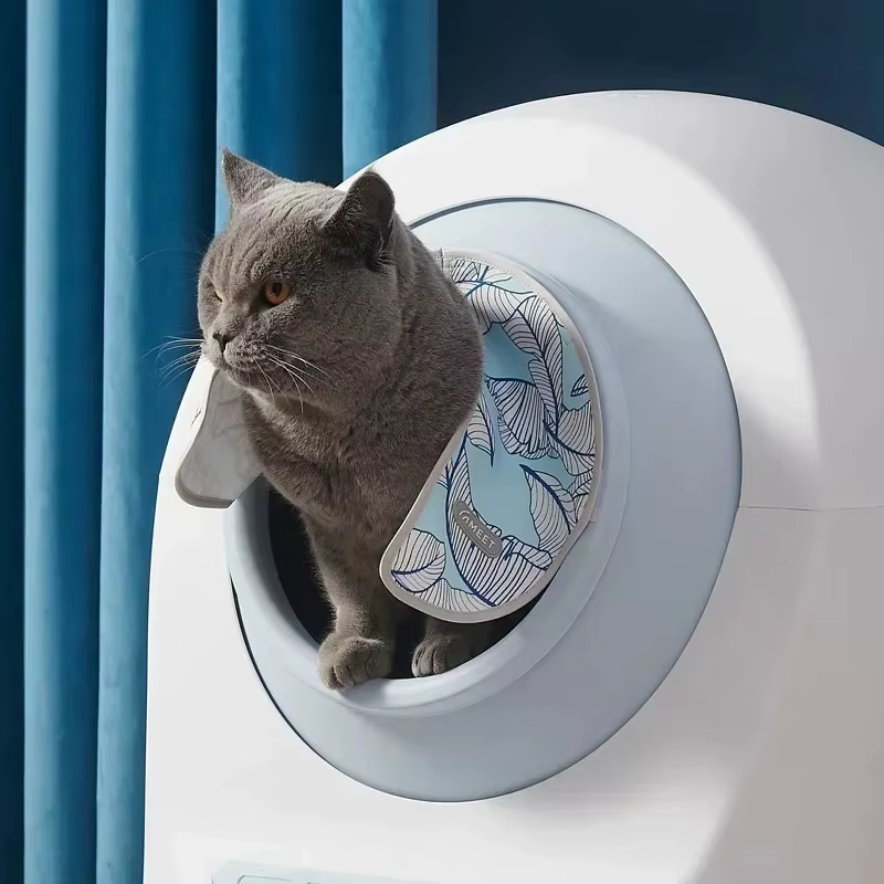 Bac à litière fermé pour chat