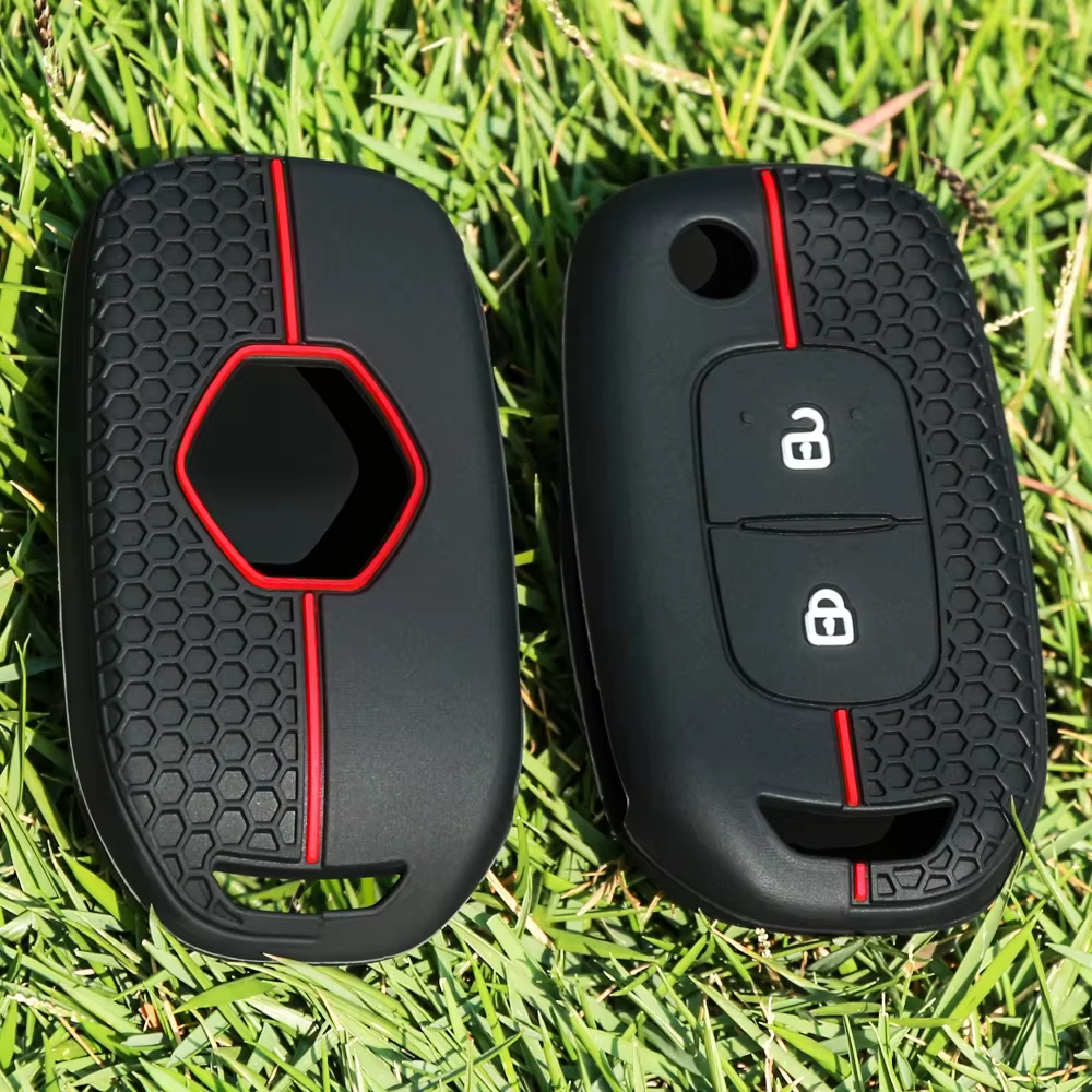 Juste de clé de voiture en silicone pour Renault