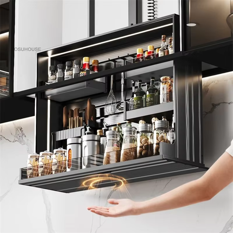 Panier de rangement électrique intelligent pour condiments