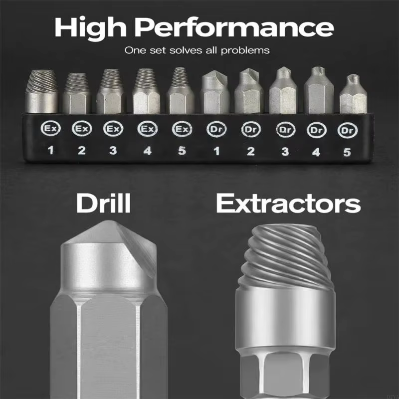 Extracteur vis, boulon cassé