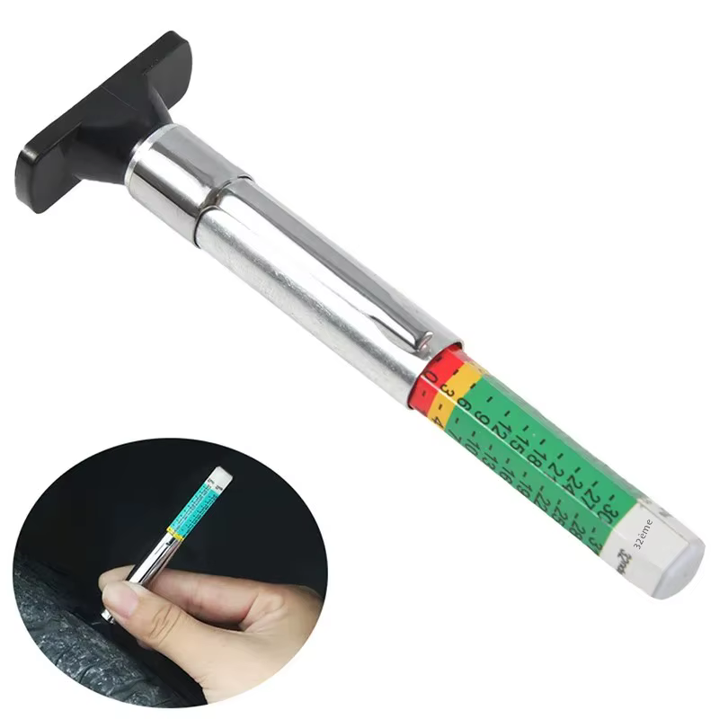 Jauge de profondeur de bande de roulement de pneu de voiture de 25mm, outil de mesure de détection d'usure de pneu automatique, jauges d'épaisseur d'étrier, système de surveillance