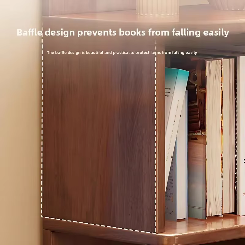 Bibliothèque intégrée contre le mur