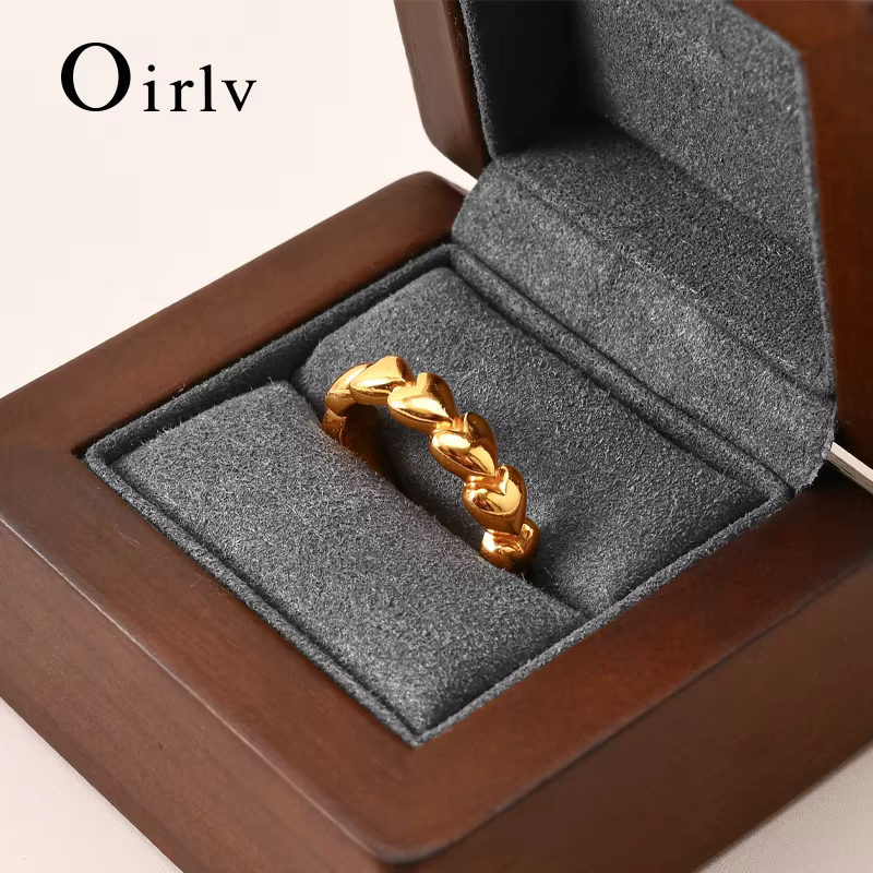 Oirlv Boîte à bijoux en bois