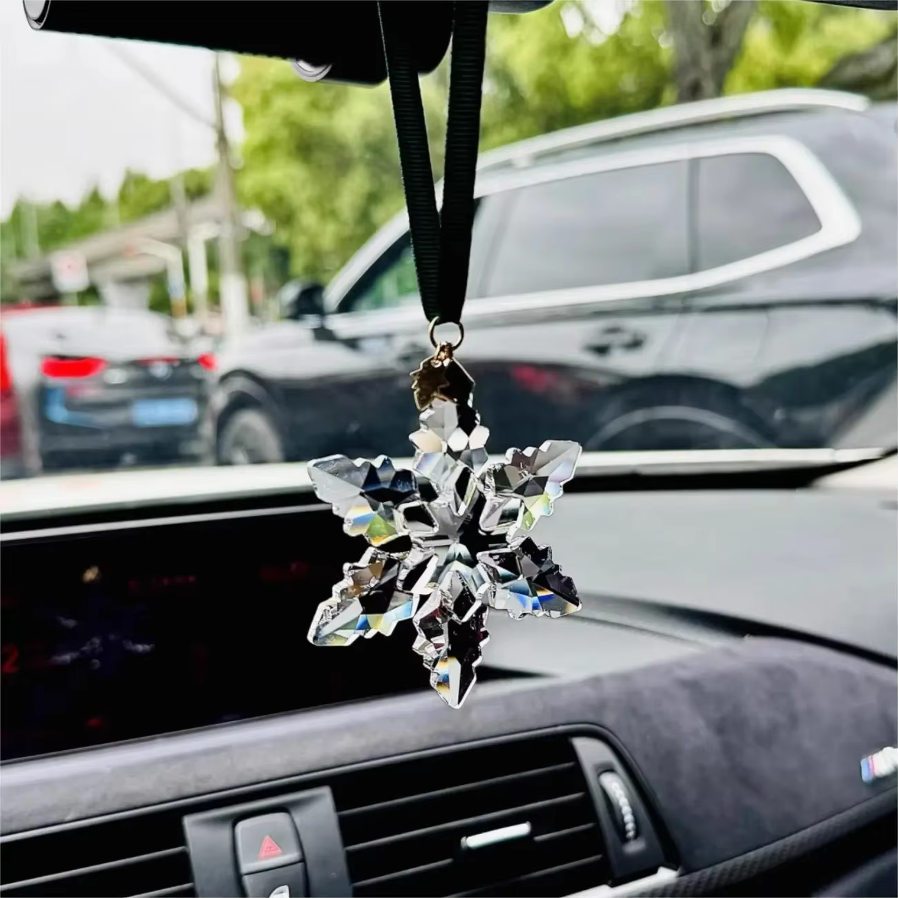 2025 nouveau flocon de neige ornement arbre de noël ornements exquis boîte-cadeau emballage glaçon pendentif