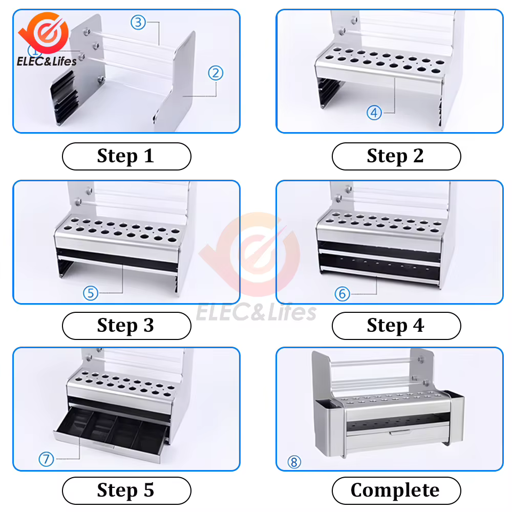 Boîte de rangement multifonctionnelle pour outils d'entretien