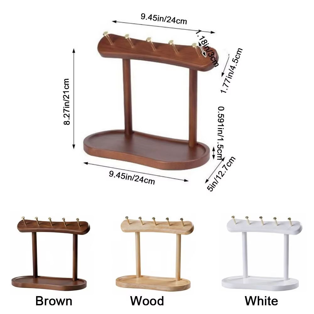 Support de rangement pour clés en bois