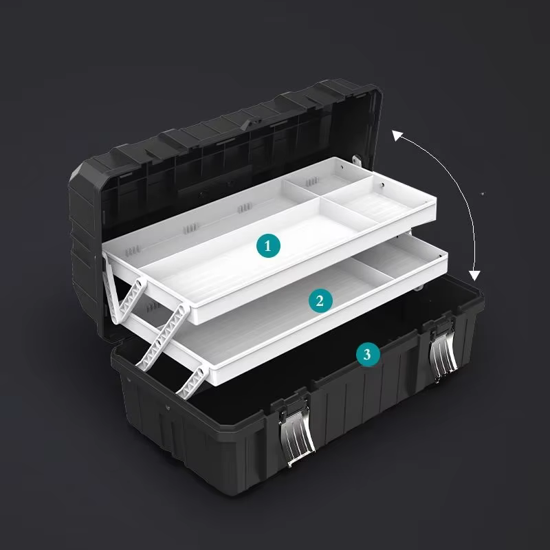 Boîte de rangement d'outils système professionnel