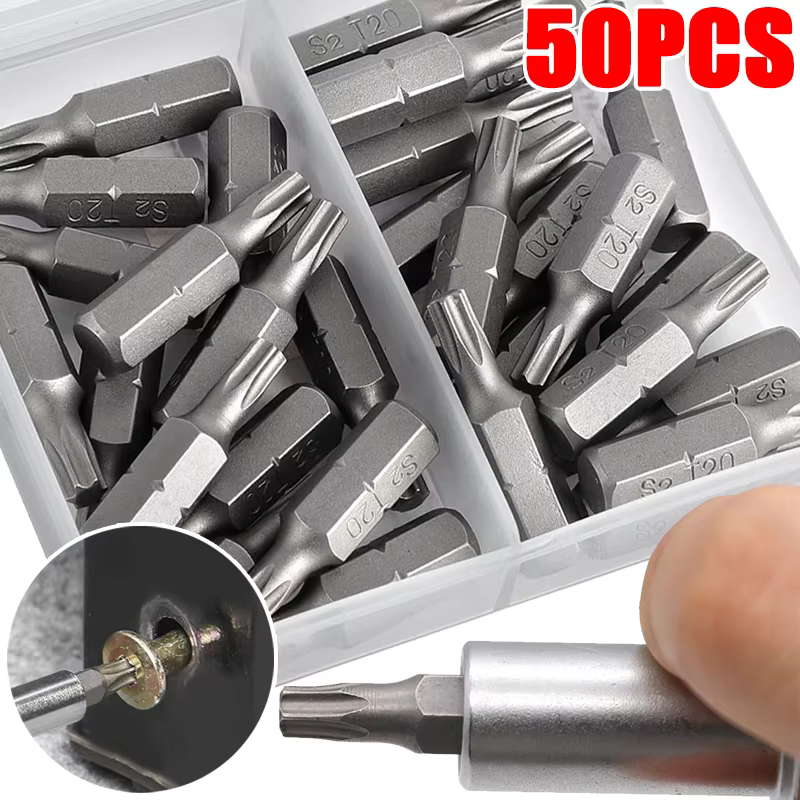 Kit d'embouts de tournevis à tête Torx T5-T40