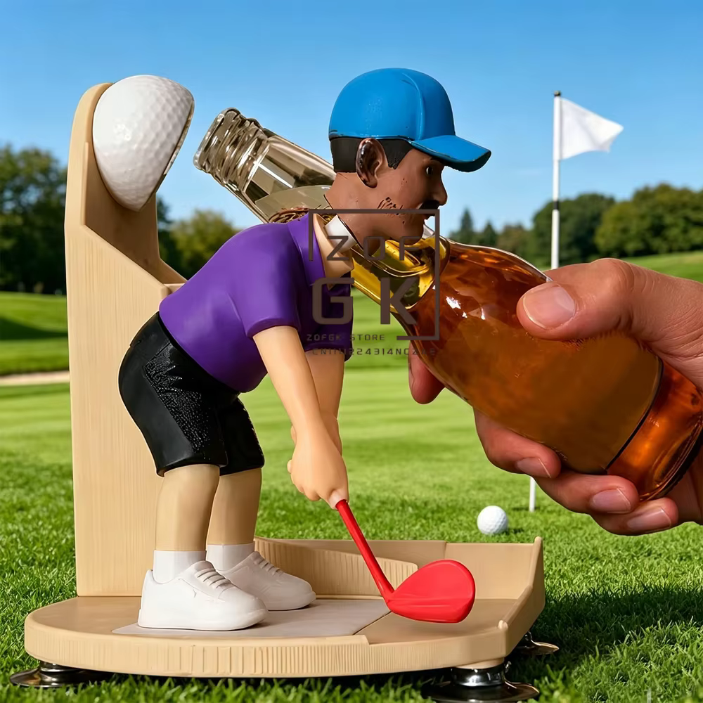 Décapsuleur de bière sur le thème du golf