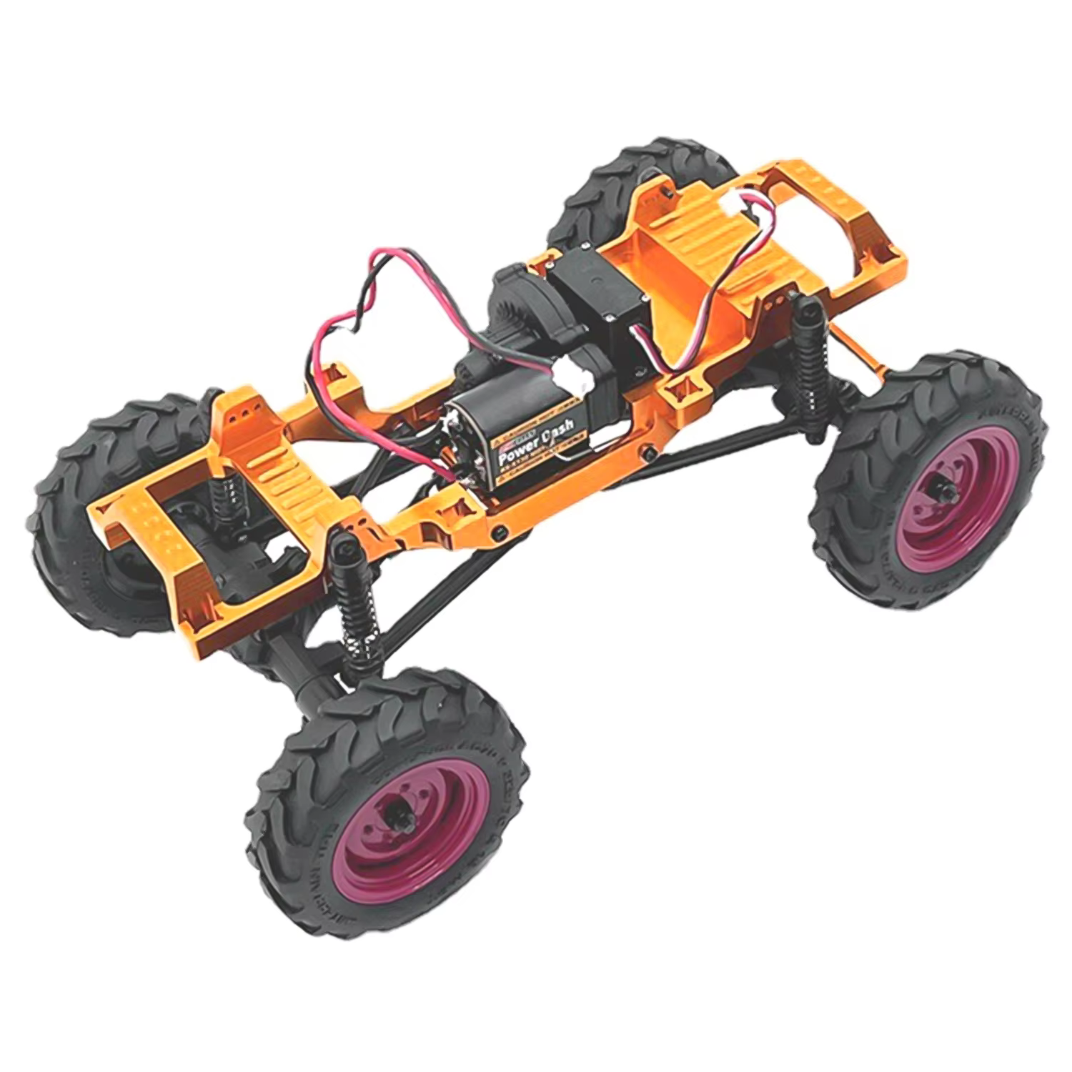 Cadre de châssis de processus CNC pour mise à niveau en métal, réaménagement pour pièces de voiture FMS 1/24 Xiaoqi FCX24 RC