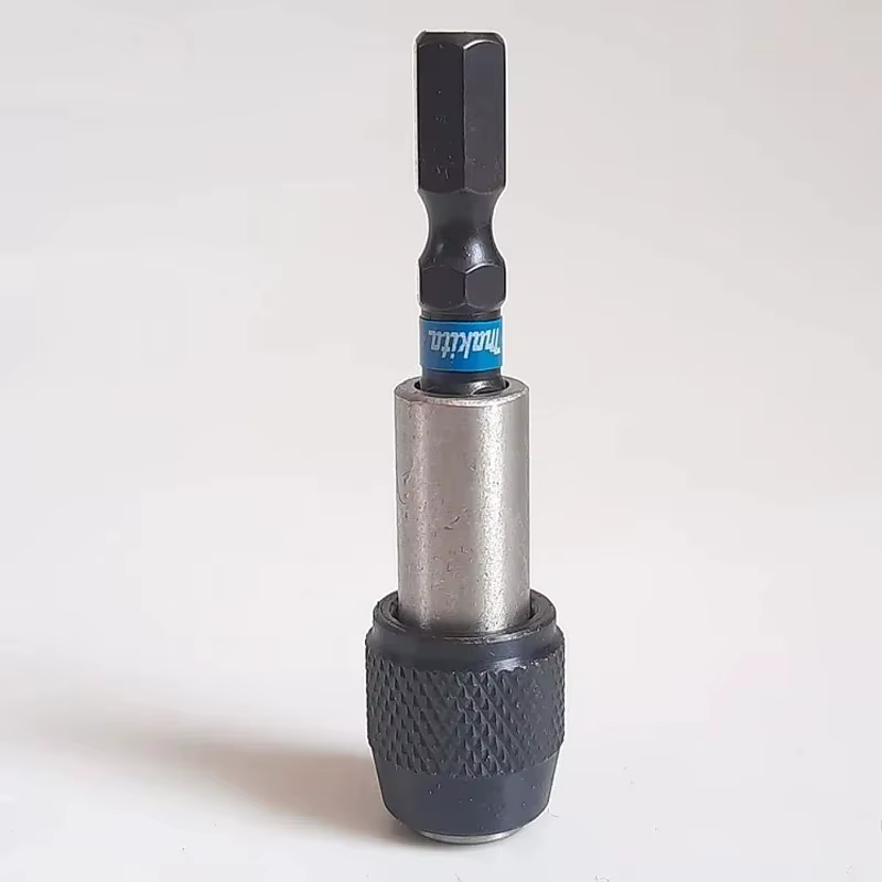 MAKITA E-08791 Impact noir Bit 60MM support 1/4 "poignée hexagonale manchon magnétique broche d'entraînement perceuse électrique accessoires adaptateur