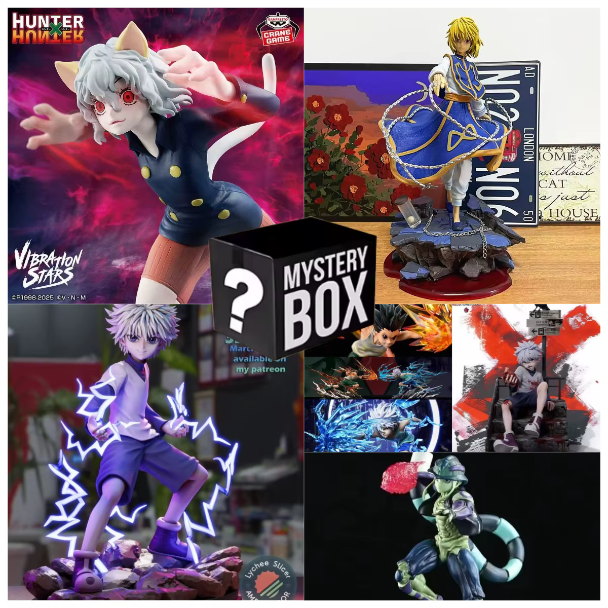 Hunter x Hunter Mystery Box - Boîte aveugle de figurines d'anime à collectionner - Obtenez Gon