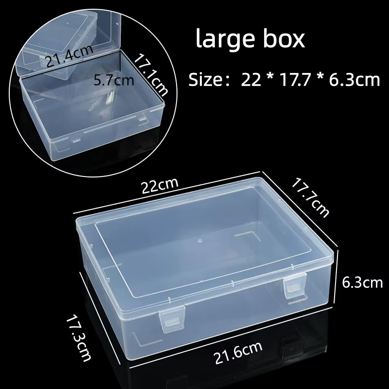 Boîte de rangement transparente