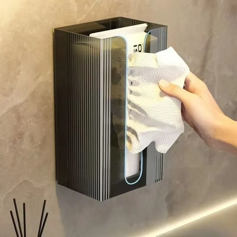 Boîte porte-papier hygiénique sans poinçon