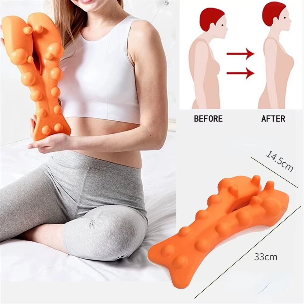 Appareil de Traction cervicale masseur de cou pour vertèbre cervicale civière d'épaule masseur de Point de déclenchement dispositif d'acupression du cou