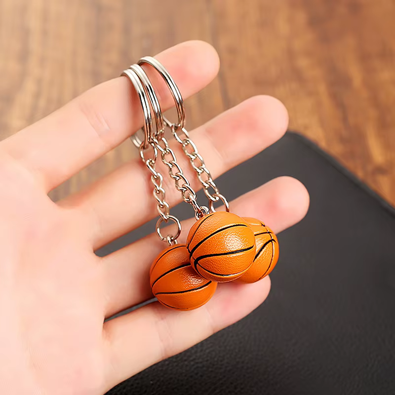 Porte-clés de football de basket-ball