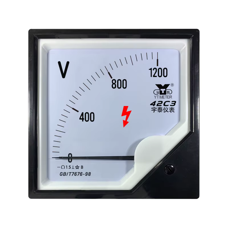 Voltmètre haute tension CC 42C3 1000V 1200V 1500V 2000V 2500V 3000V Iasrumatt Installation pour UE directe 1kV 2KV 3KV Insalsati