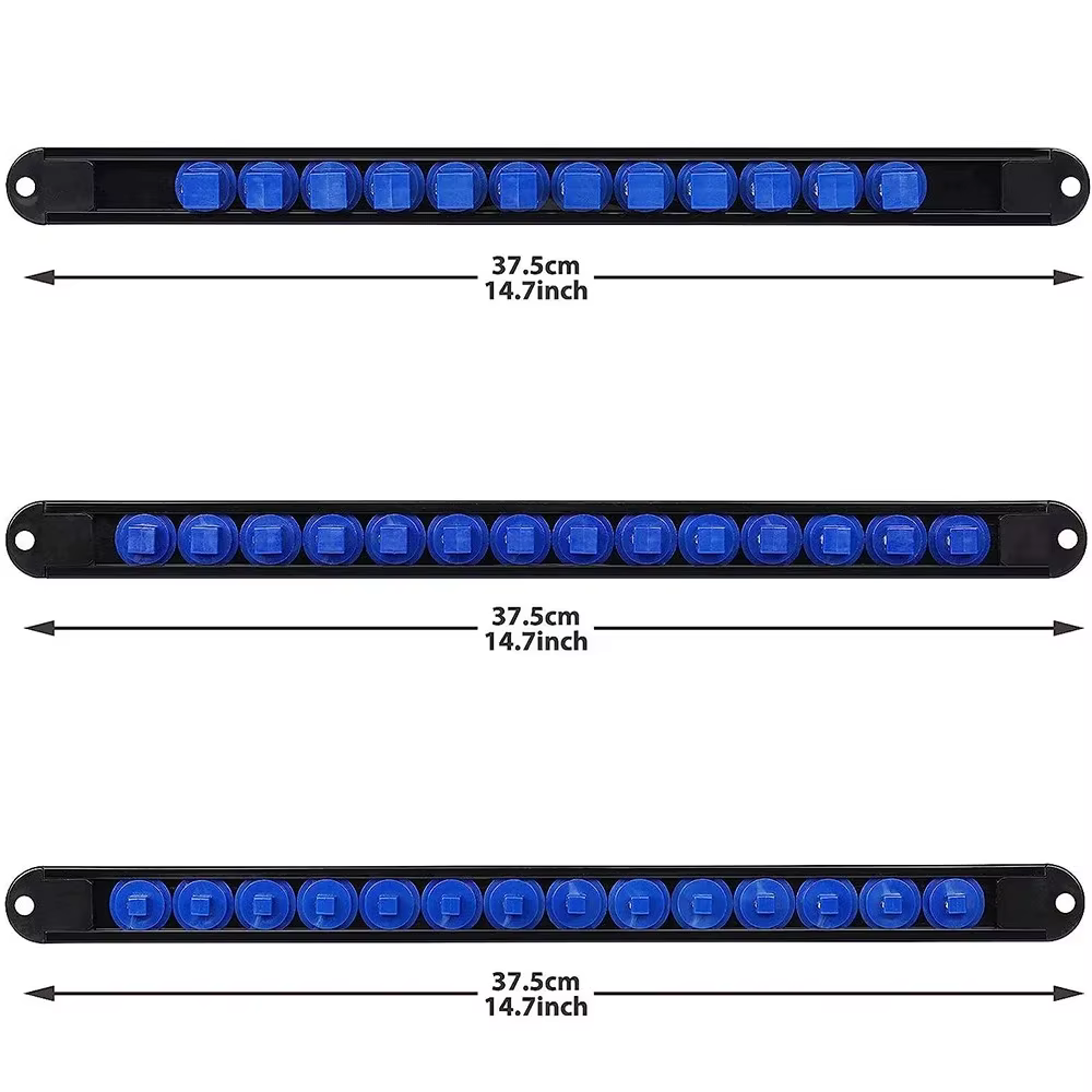 Organisateur de douilles ABS 360 ° Pivotant 1/4 pouces 3/8