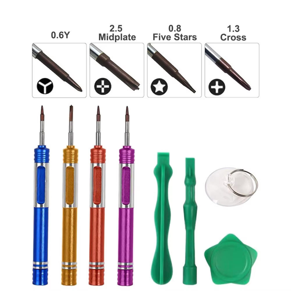Mini tournevis 10 en 1 pour iPhone/Xiaomi/Huawei