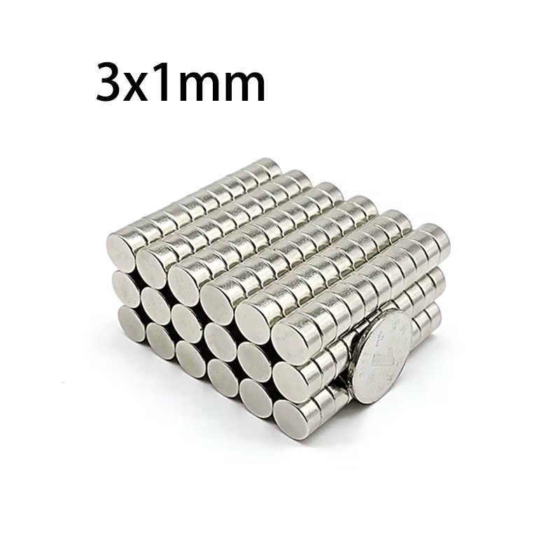 Micro aimant rond de 3mm x 1mm