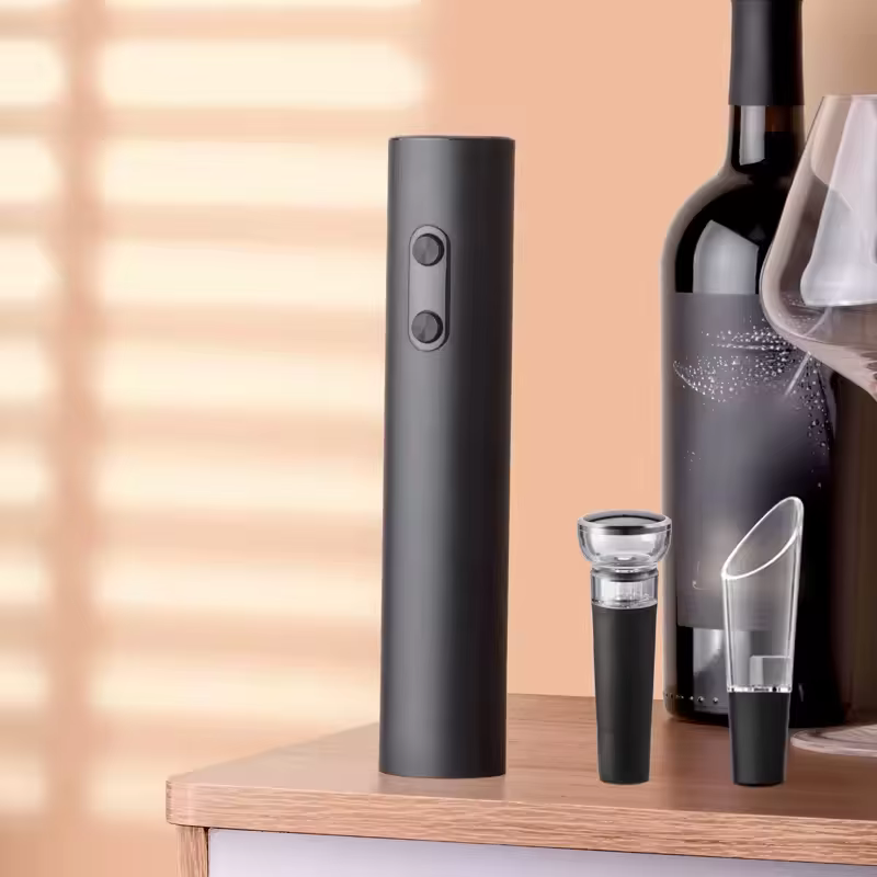 Ensemble d'ouvre-bouteille électrique automatique