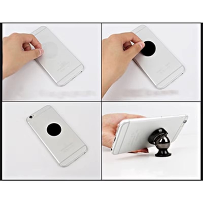 5 plaques métalliques magnétiques de 30 mm, 35 mm, 40 mm, 50 mm, 60 mm pour support de téléphone de voiture, disque autocollant en tôle pour téléphone portable et autres appareils intelligents
